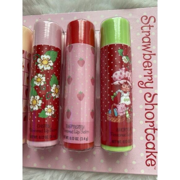 8 Pack Strawberry Shortcake Flavored Lip Balms Lemon Meringue Cake Batter NEW - Picture 8 of 12
